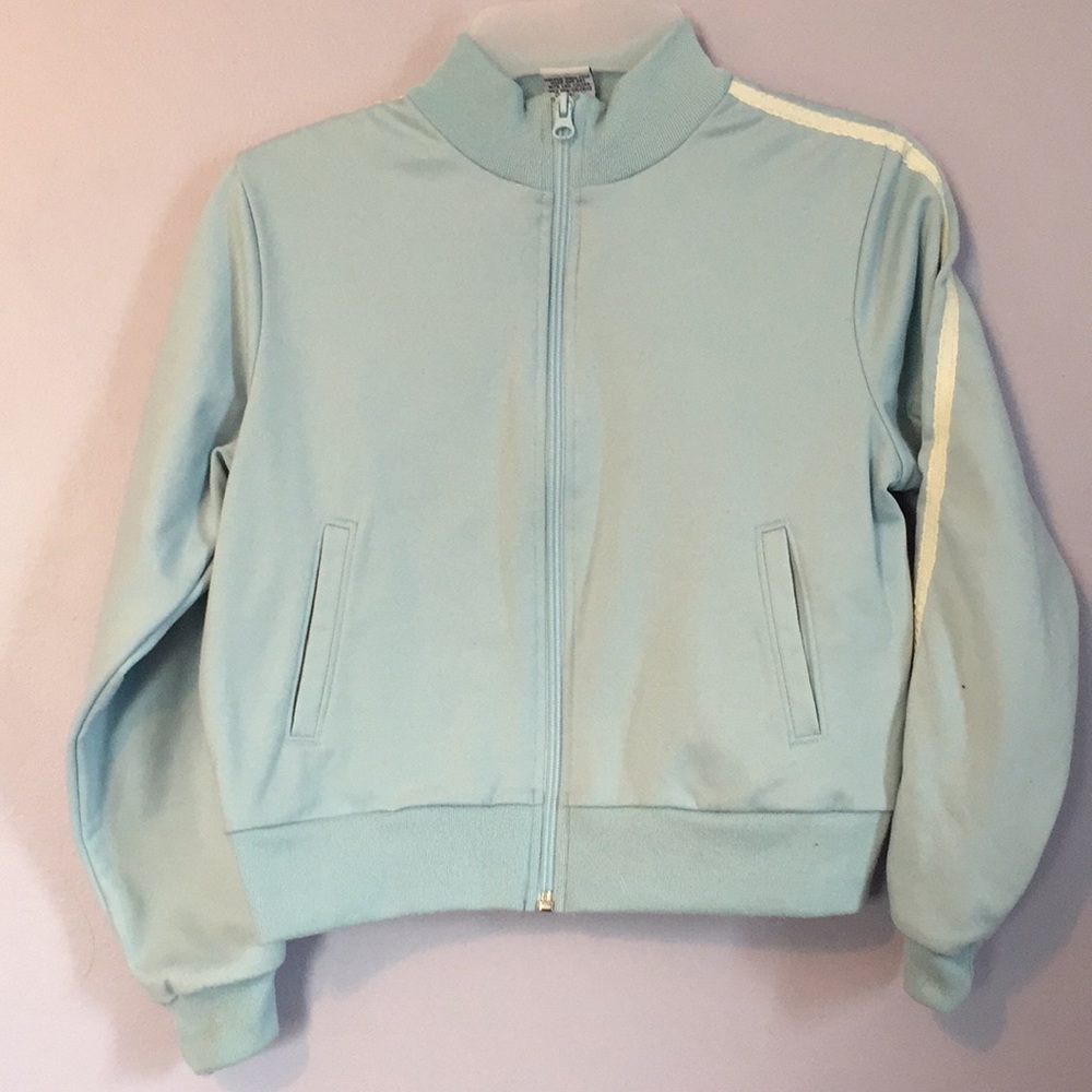Old navy girls light blue track jacket size 12
